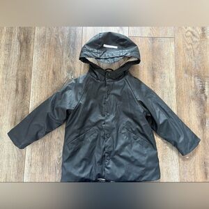Zara Kids Black Hooded Jacket size 4-5
Waterproof